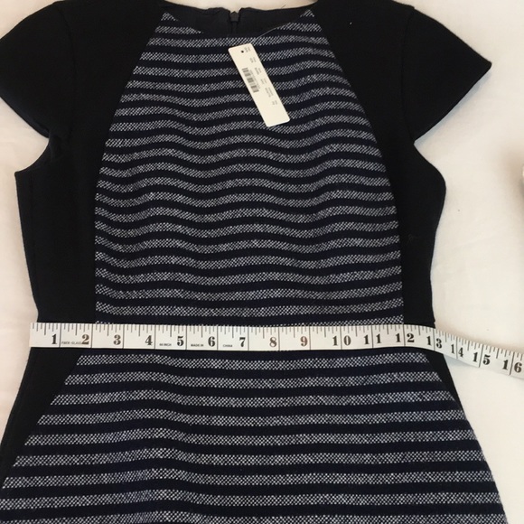 J Crew stripe tweed dress, NWT, size 2P - Picture 6 of 7
